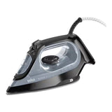 Taghareed Braun TexStyle 3 Steam Iron SI3055BK, black with transparent water tank, 2400W, FreeGlide 3D soleplate, 45g/min steam, 180g/min shot
