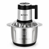 Taghareed CONTI CH 55002 SS 5L food chopper with 500W copper motor, 5L stainless steel bowl, and 6 gold-plated stainless steel blades.