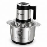 Taghareed CONTI CH 55002 SS 5L 500W electric chopper with stainless steel bowl and 6 blades
