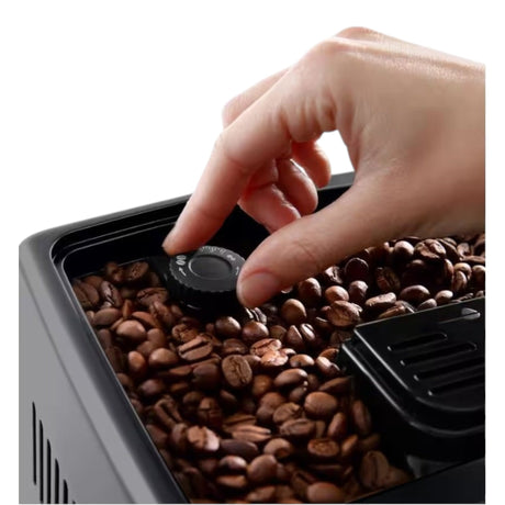 Taghareed De'Longhi Dinamica Plus coffee machine grinder adjustment knob with coffee beans