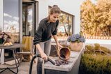 Taghareed Kärcher WD 3 S V wet & dry vacuum cleaner with 17L stainless steel container, used outdoors.