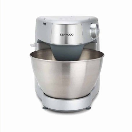 Taghareed Kenwood Prospero+ stand mixer in silver with a 4.3L stainless steel bowl, 1000W motor, and planetary mixing action.
