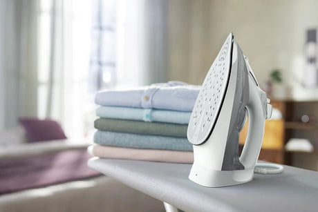 Taghareed Philips 5000 Series steam iron with SteamGlide Plus soleplate, 2400W, 40g/min continuous steam, 160g steam boost.