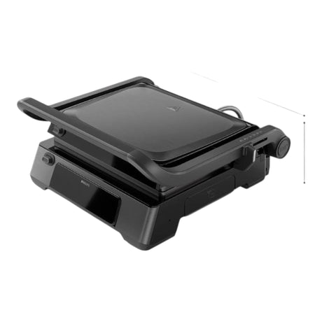 Taghareed Philips 7000 Series HD6307/70 black electric contact grill with digital controls and temperature probe.