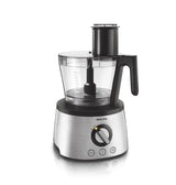 Taghareed Philips 7000 Series food processor, stainless steel and black, with 12 speeds and 3 auto programs.