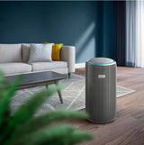 Taghareed Philips Smart Air Purifier 4200 Series AC4220/12, black and silver, with 4-layer HEPA filter, captures 99.97% of particles.