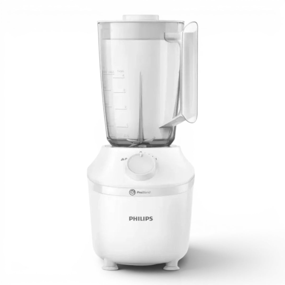 Taghareed Philips 3000 Series white blender with 1.9L jar, 450W motor, ProBlend technology, and stainless steel blades.