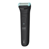 Taghareed Philips Body Groomer 5000 Series BG5475/15, black with teal accents, wet & dry, 3 combs included.