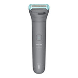 Taghareed Philips Body Groomer 3000 Series BG3470/15 grey electric shaver with blue accents, wet & dry use.