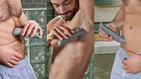 Taghareed Philips Body Groomer 3000 Series BG3470/15, grey, for body hair trimming and shaving, 2mm comb, showerproof.