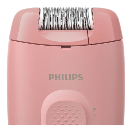Taghareed Philips Epilator Series 2000 BRE229/00, pink, corded, compact design with non-slip grip for easy hair removal.