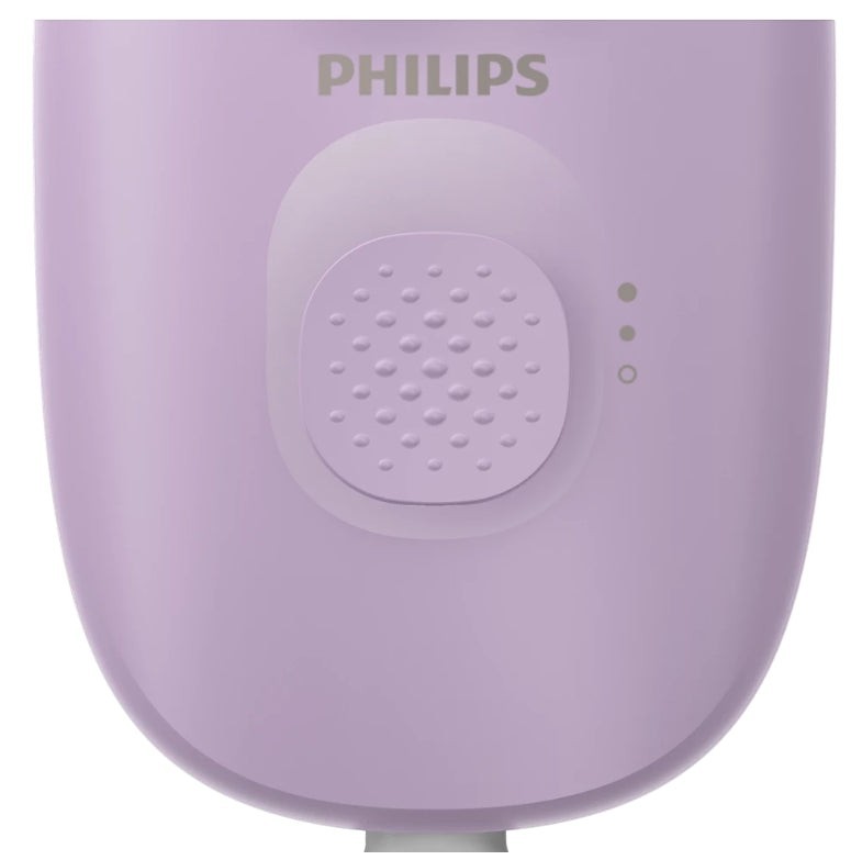 Taghareed Philips Epilator Series 4000 BRE257/00, lavender, with Opti-Light LED and 2 speed settings.