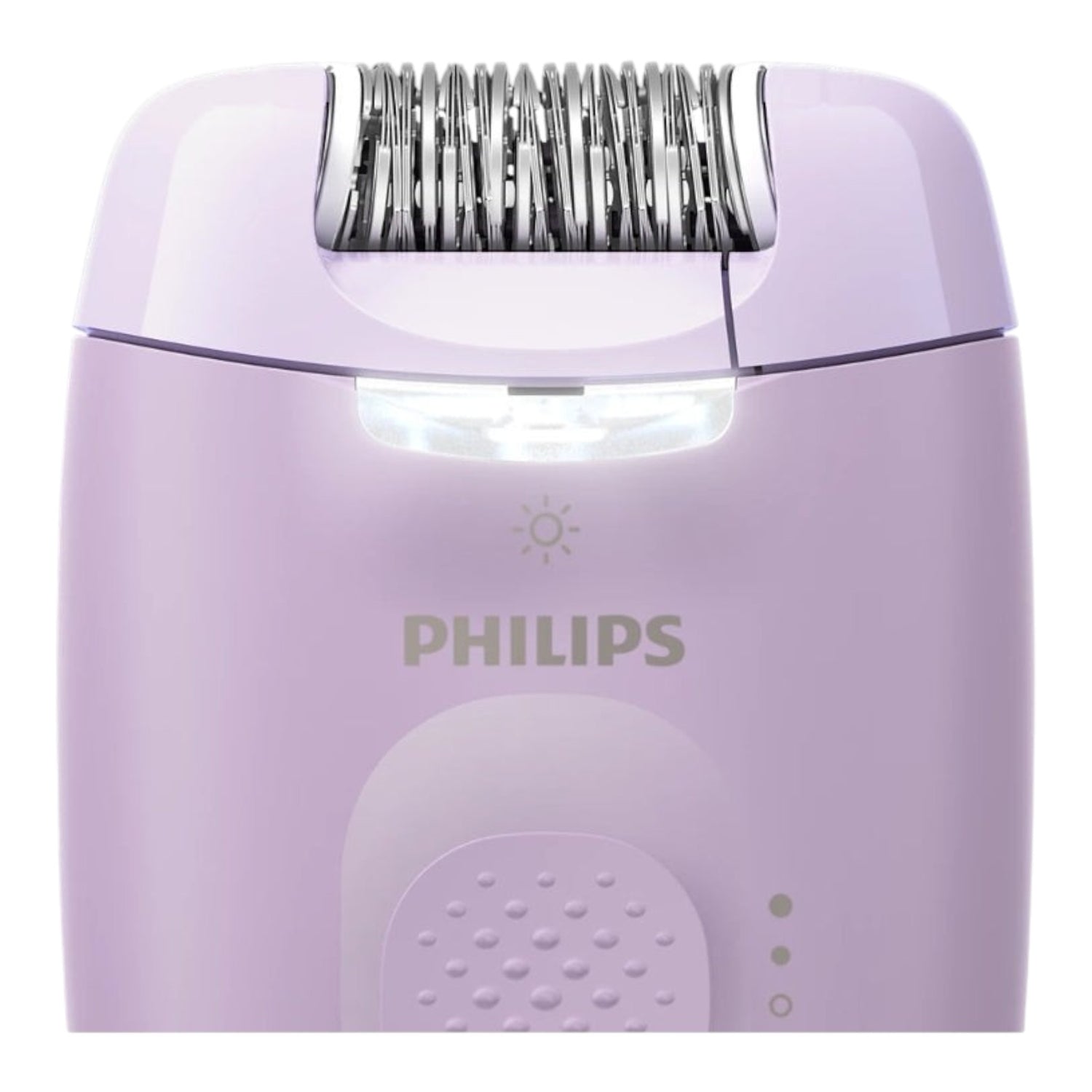 Taghareed Philips Epilator Series 4000 BRE257/00, lavender, with Opti-Light LED and 2 speed settings for efficient hair removal.
