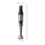 Taghareed Philips 5000 Series hand blender, 1200W, ProMix technology, SpeedTouch control, anti-splash blade guard. Silver and black.
