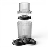 Taghareed Philips Viva Collection ProMix Hand Blender HR2657/91 chopper attachment with clear plastic container and black lid