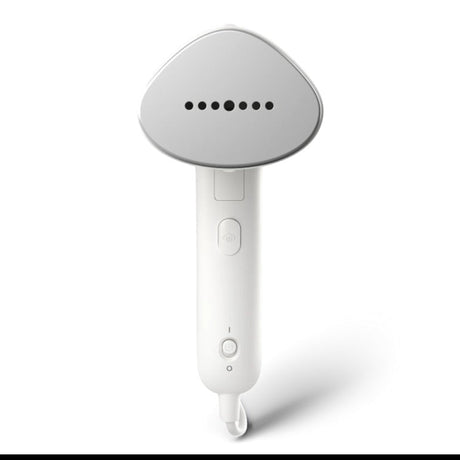 Taghareed Philips 3000 Series handheld garment steamer, white, compact and foldable design, 1000W, 20g/min steam.