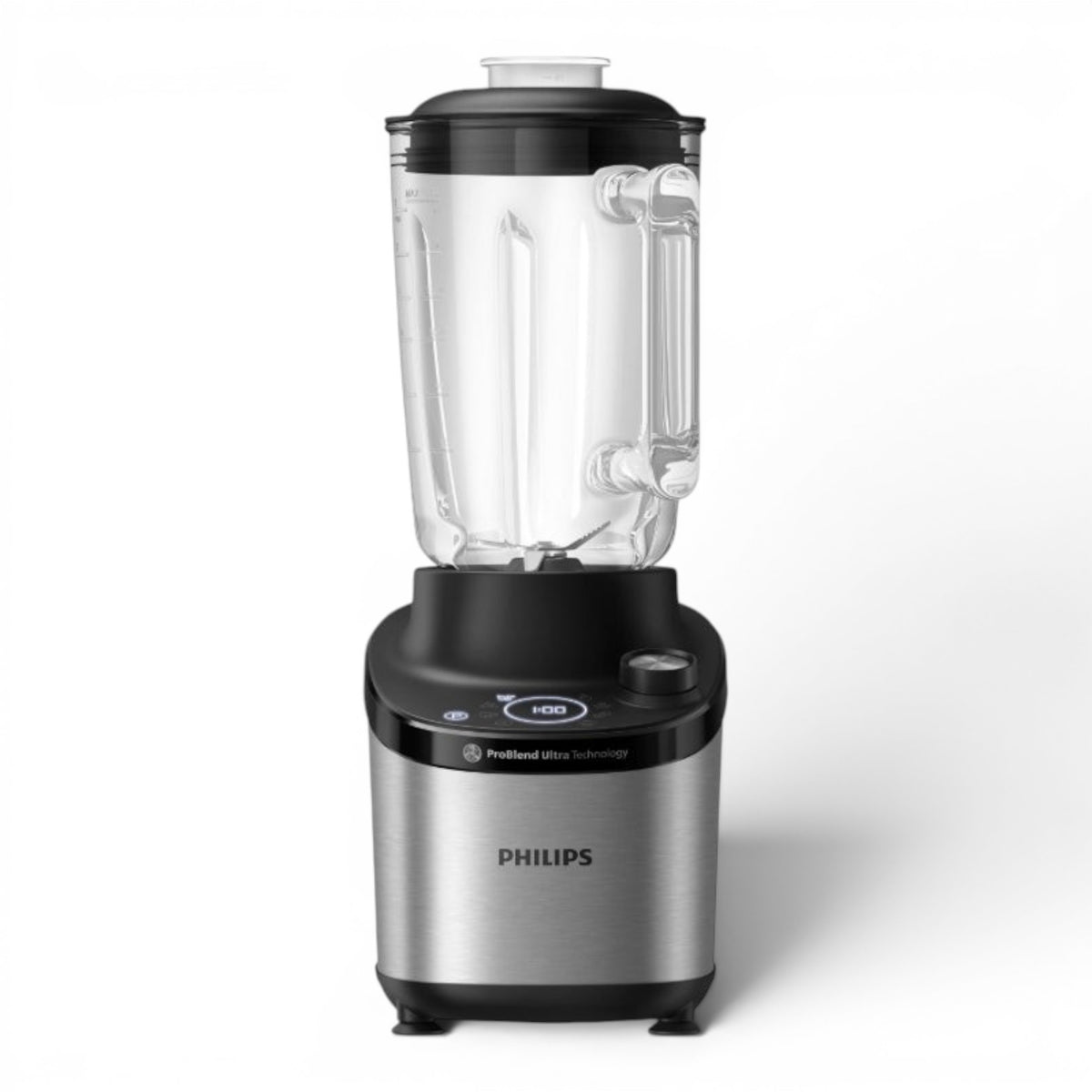 Taghareed Philips 7000 Series High Speed Blender HR3760/00 with 1500W motor, 2L glass jar, and ProBlend Ultra Technology.