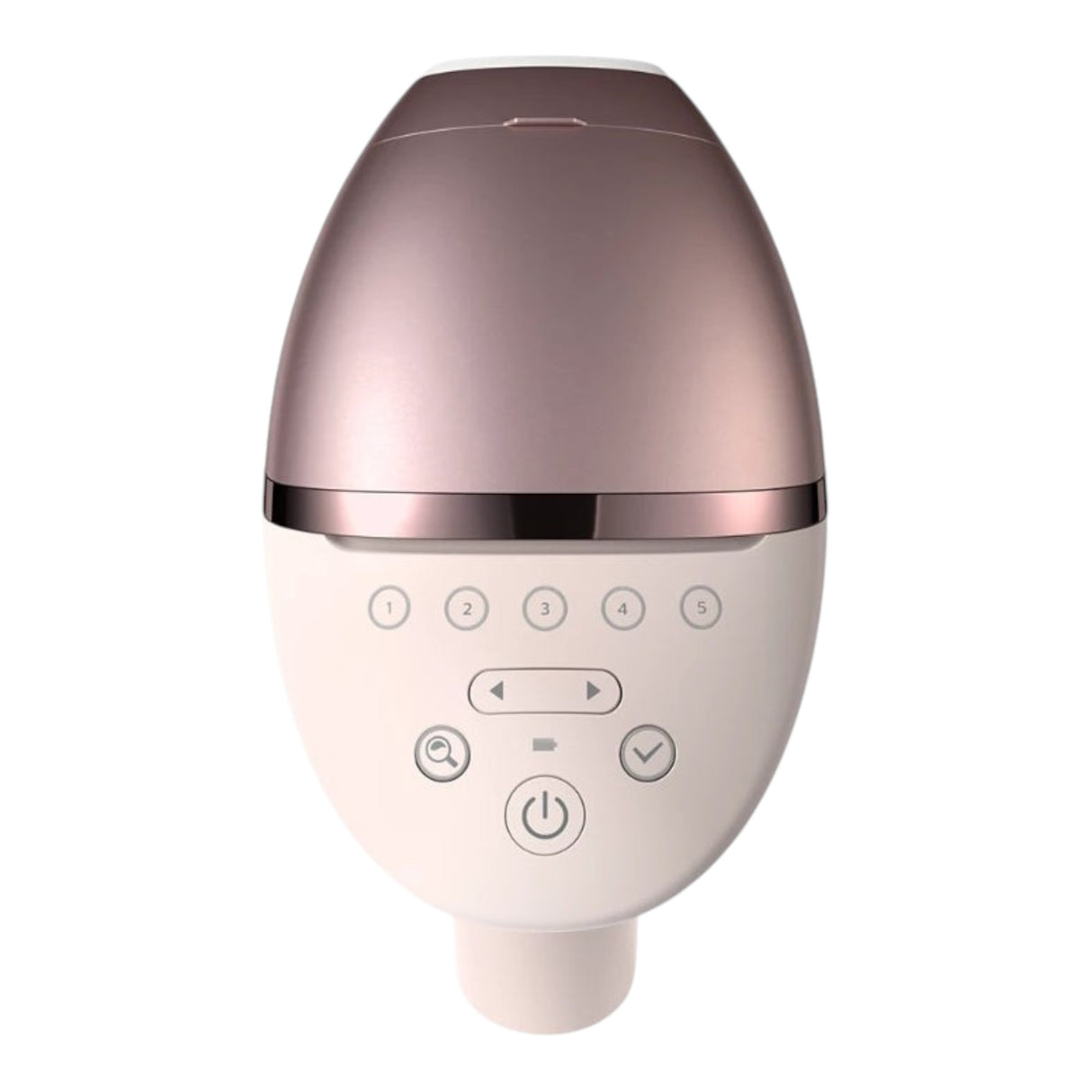 Taghareed Philips Lumea IPL 9000 Series IPL hair removal device in rose gold and white with 5 intensity levels and smart skin sensor.