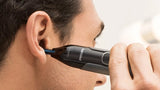 Taghareed Philips Nose Trimmer Series 3000 NT3650/16, grey and black, with PrecisionTrim and Protective Guard technology for safe and easy hair removal.