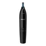 Taghareed Philips Series 1000 black nose and ear trimmer with PrecisionTrim technology and Protective Guard. Washable.