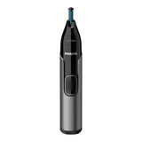 Taghareed Philips Series 3000 nose trimmer, black and silver, with washable design and PrecisionTrim technology.