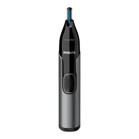Taghareed Philips Series 3000 nose trimmer, black and silver, with washable design and PrecisionTrim technology.