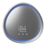 Taghareed Philips Smart Air Purifier 4200 Series AC4220/12, grey, with digital display showing PM2.5 and gas levels, and blue LED light ring.