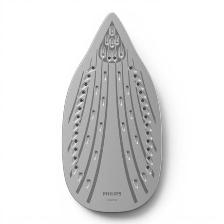 Taghareed Philips 3000 Series steam iron with a silver ceramic soleplate and precision tip for effective wrinkle removal.