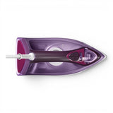 Taghareed Philips 3000 Series steam iron with purple casing, ceramic soleplate, and 2600W power.