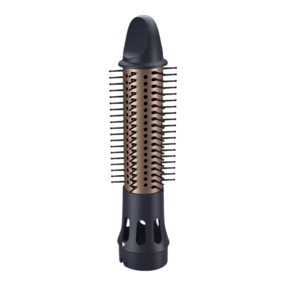 Taghareed Philips 5000 Series 38mm ThermoBrush attachment for smooth styles and waves. Bronze barrel with black bristles.