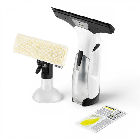 Taghareed Kärcher Window Vac WV 2 Plus cordless window cleaner with squeegee and microfiber cloth