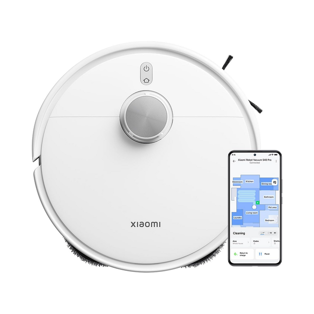 Xiaomi Robot Vacuum S40 Pro – 15,000Pa Suction, Dual Rotary Mops & Smart Laser Navigation